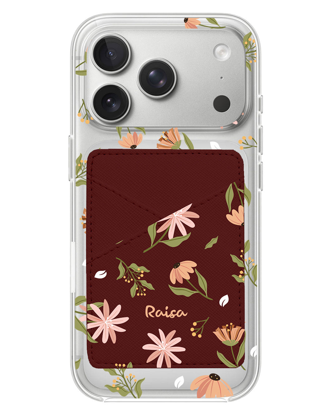 iPhone Phone Wallet Case - Cosmos Flower