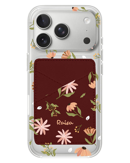 iPhone Phone Wallet Case - Cosmos Flower