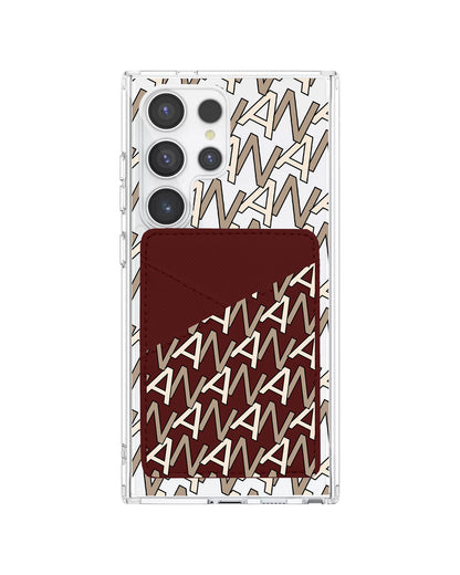 Android Phone Wallet Case - Initial 4.0 Monogram