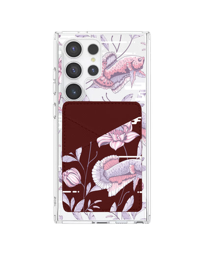 Android Phone Wallet Case - Fish & Floral 1.0