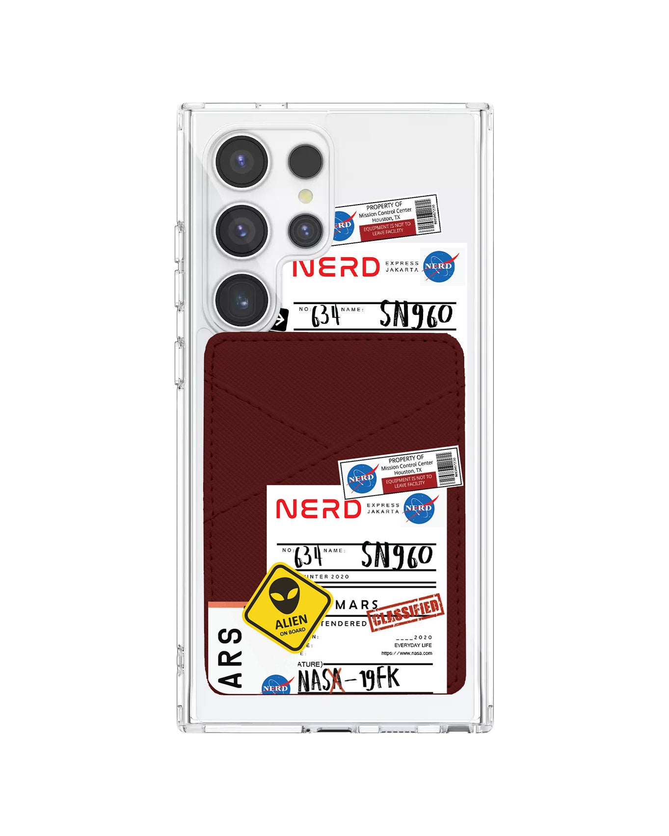 Android Phone Wallet Case - Ticket To Mars