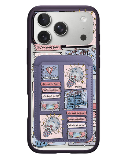 iPhone Magnetic Wallet Case - Shine