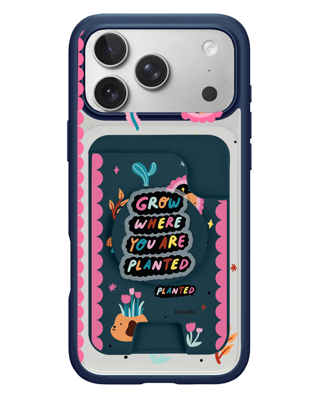 iPhone Magpop Wallet - Grow Where You Are Planted