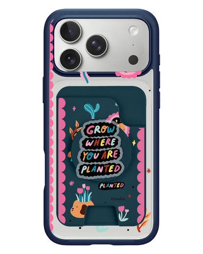 iPhone Magpop Wallet - Grow Where You Are Planted