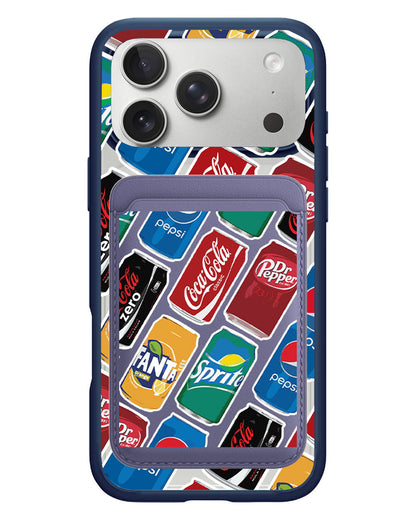iPhone Magnetic Wallet Case - Soda pop