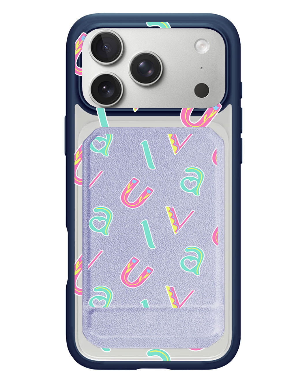 iPhone Magnetic Multifold Wallet - Playful Monogram 6.0