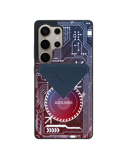 Android Avant Wallet Case - Circuit 2.0 Red