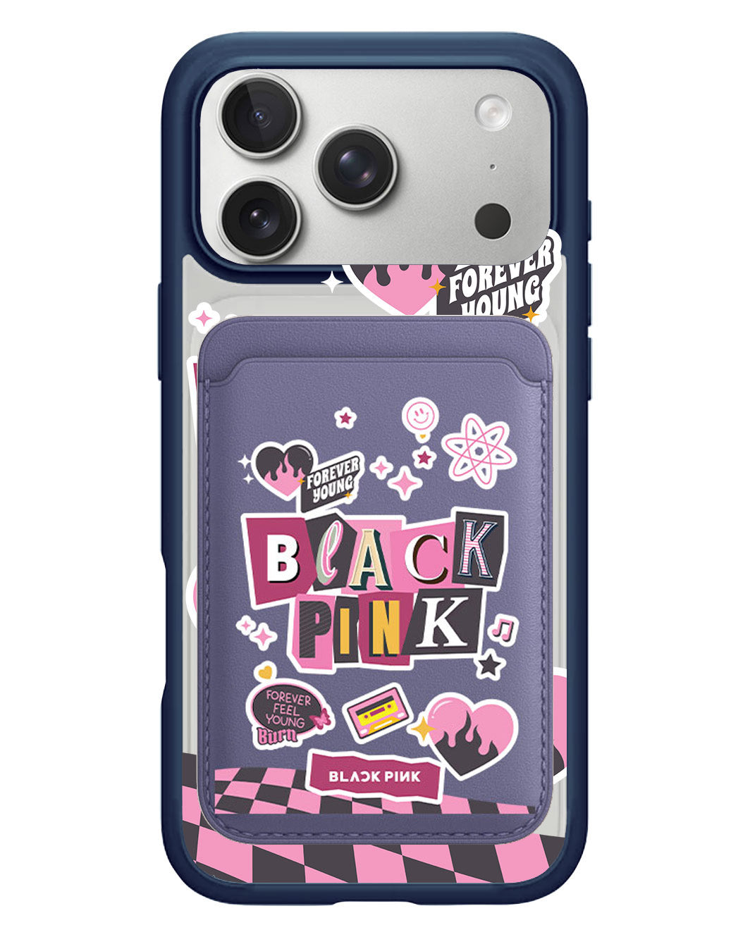iPhone Magnetic Wallet Case - Blackpink Forever Young