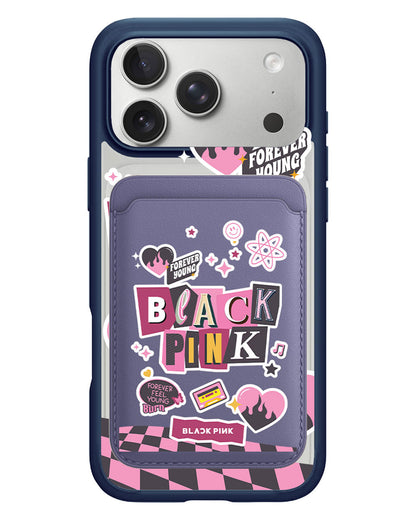 iPhone Magnetic Wallet Case - Blackpink Forever Young