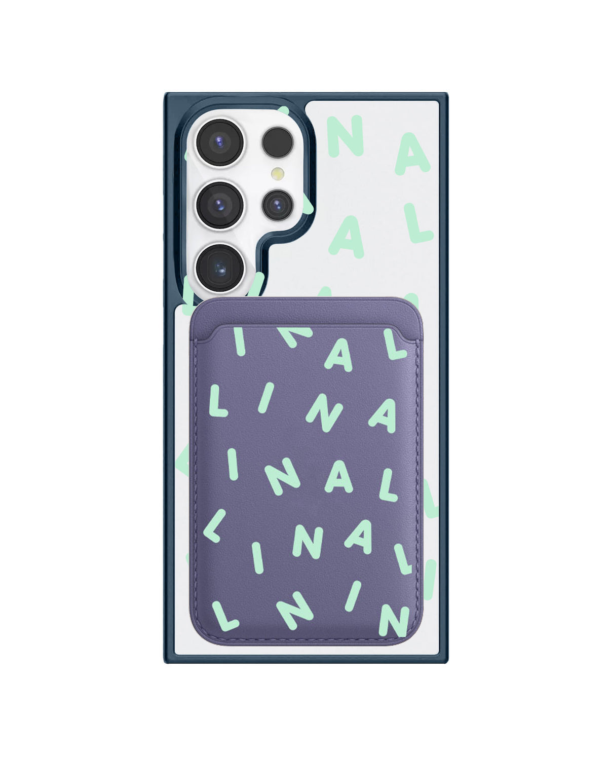 Android Magnetic Wallet Case - Monogram 2.0 Tosca