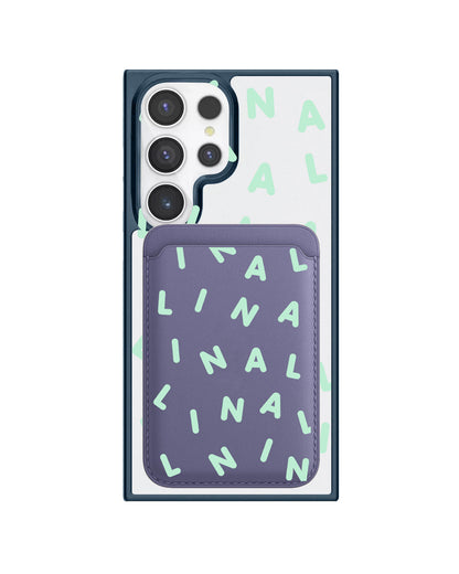 Android Magnetic Wallet Case - Monogram 2.0 Tosca