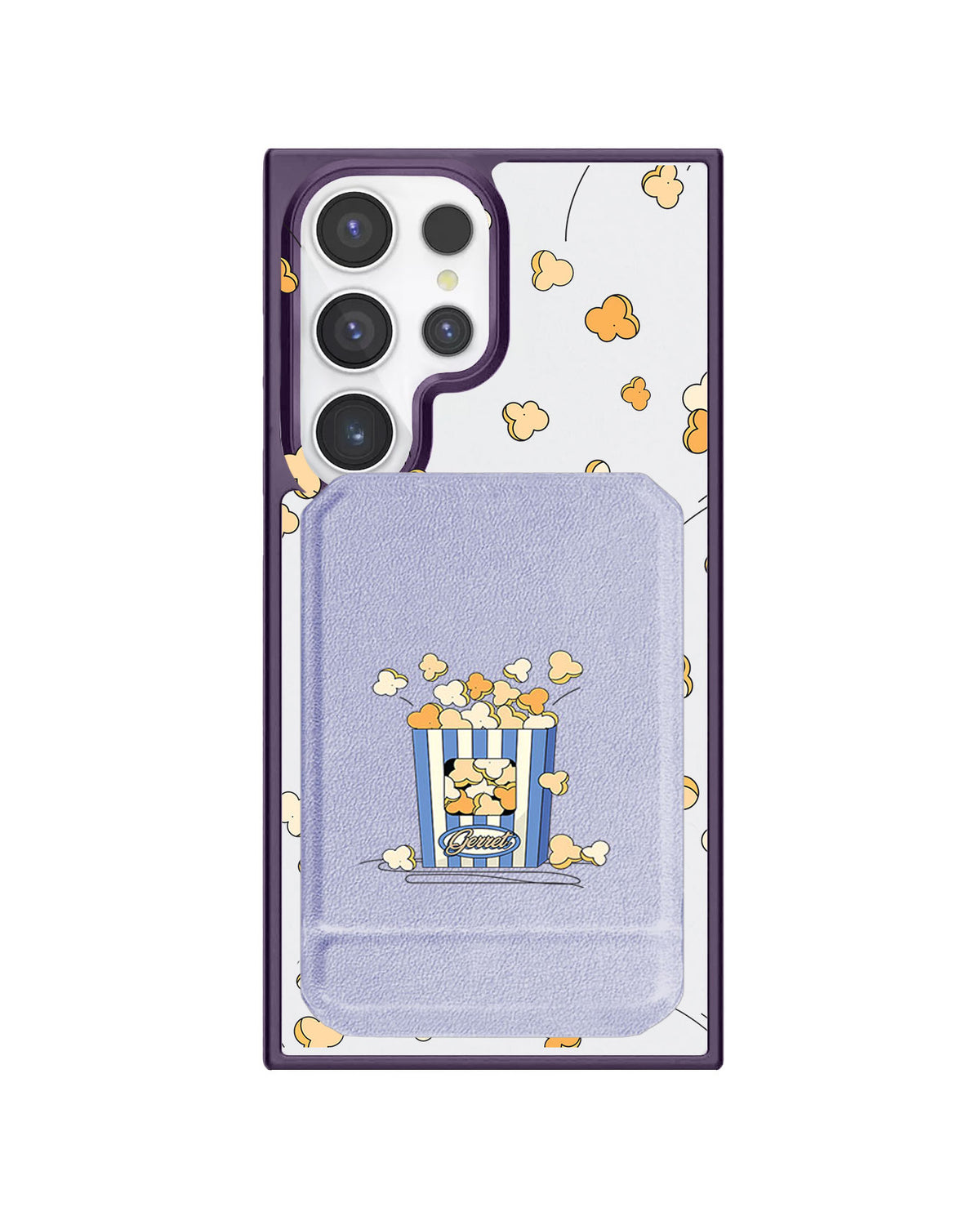 Android Magnetic Multifold Wallet - Popcorn