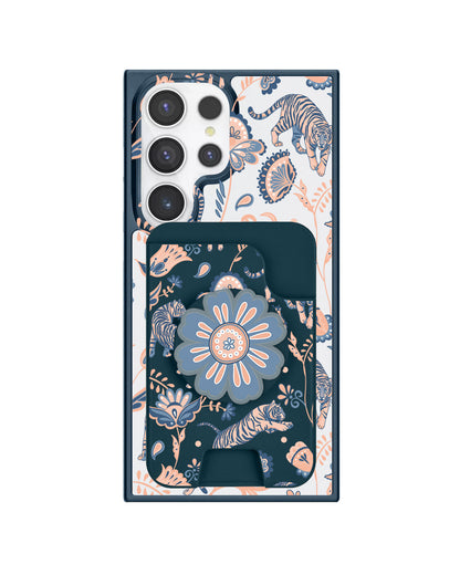 Android Magpop Wallet - Tiger & Floral 5.0