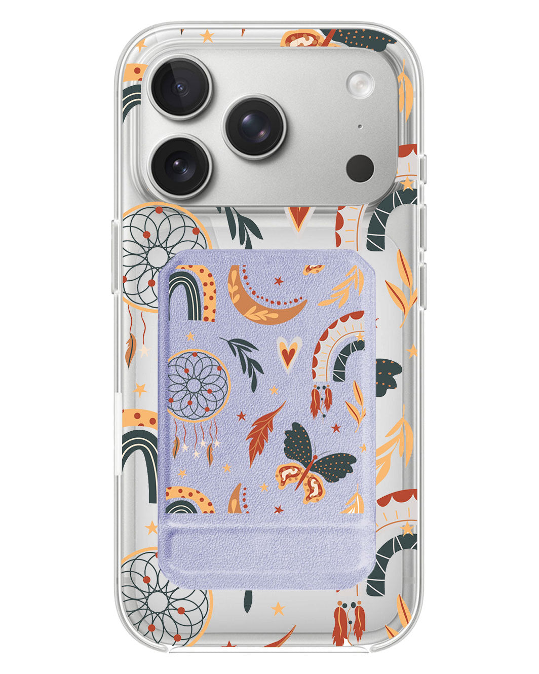 iPhone Magnetic Multifold Wallet - Boho 3.0