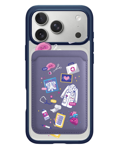 iPhone Magnetic Wallet Case - Doctor