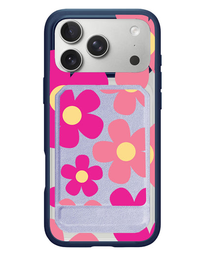 iPhone Magnetic Multifold Wallet - Daisy Delight