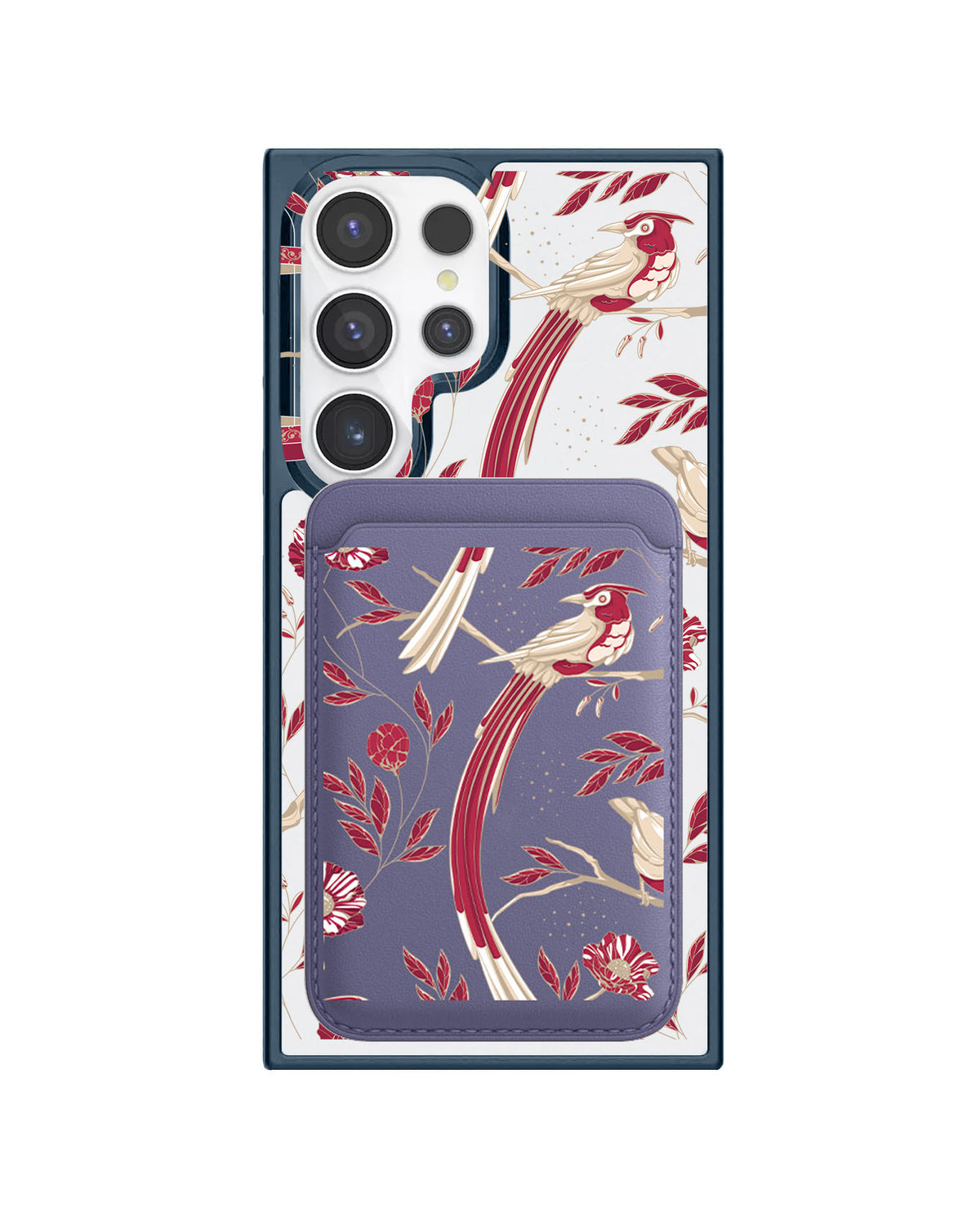 Android Magnetic Wallet Case - Lovebird 8.0