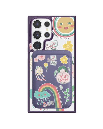 Android Magnetic Wallet Case - Self Love