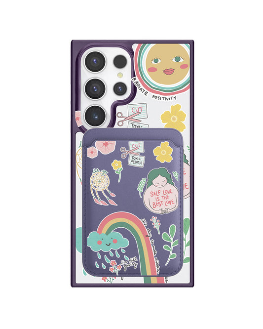 Android Magnetic Wallet Case - Self Love