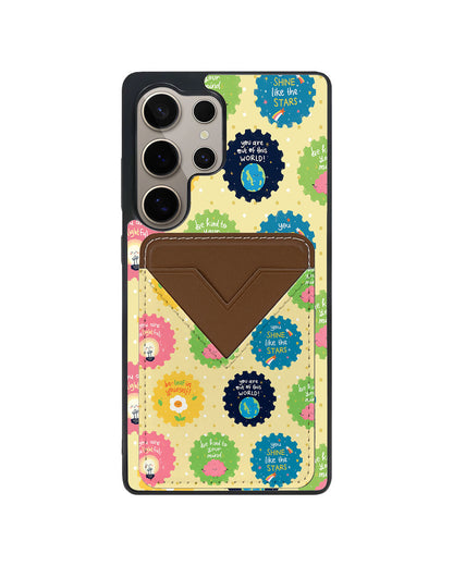 Android Avant Wallet Case - Self Reminder Stamps