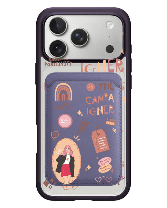 iPhone Magnetic Wallet Case - ENFP