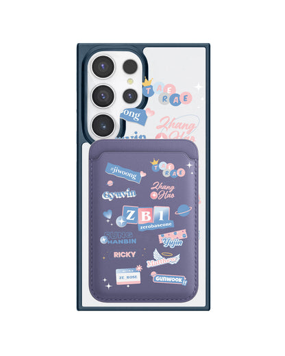 Android Magnetic Wallet Case - Zerobaseone Members