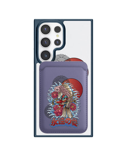 Android Magnetic Wallet Case - Oni Koi