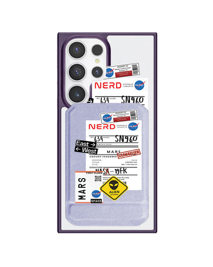 Android Magnetic Multifold Wallet - Ticket To Mars