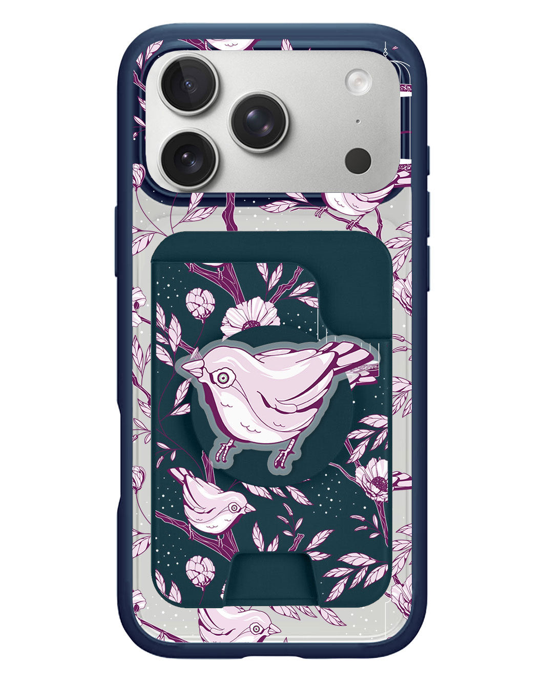 iPhone Magpop Wallet - Lovebird Monochrome 5.0