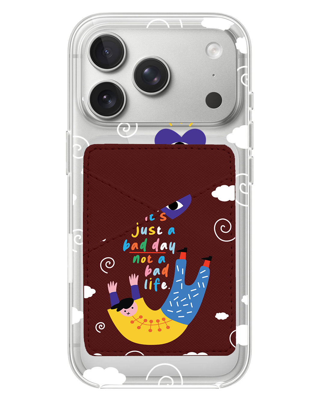 iPhone Phone Wallet Case - Bad Day