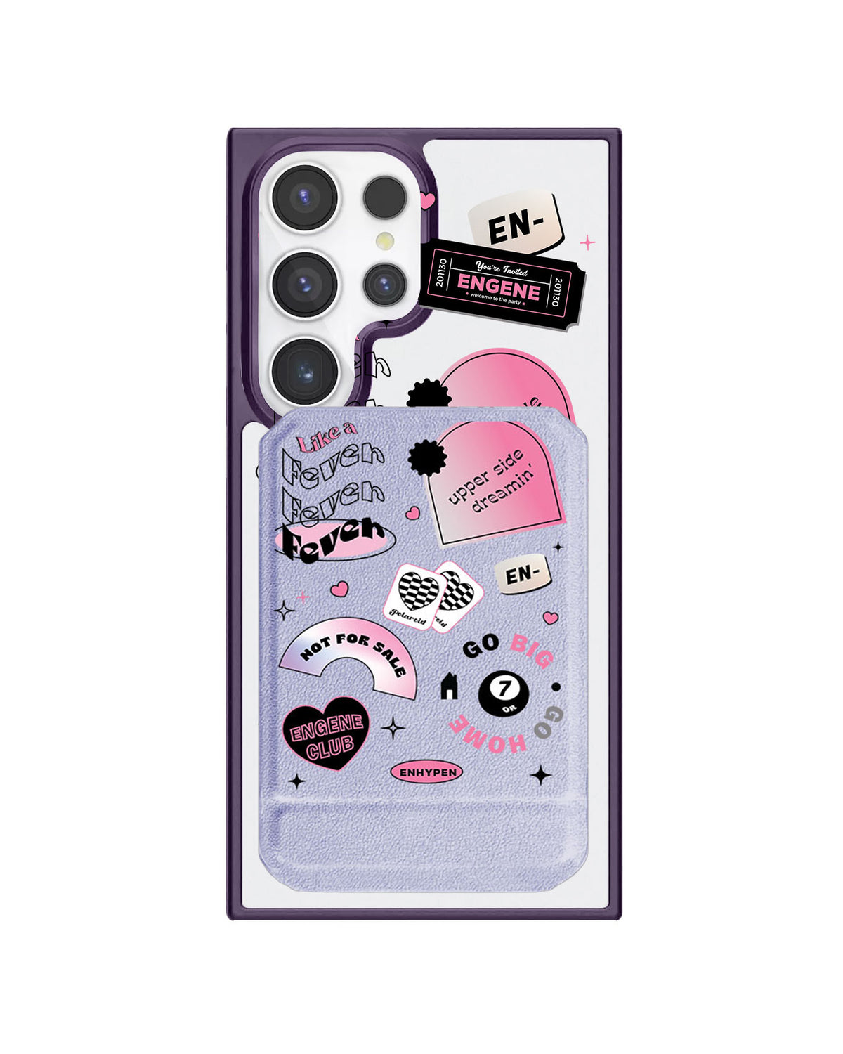 Android Magnetic Multifold Wallet - Enhyphen Sticker Pack