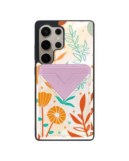 Android Avant Wallet Case - Autumn Botanical