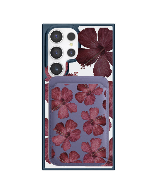 Android Magnetic Wallet Case - Hibiscus
