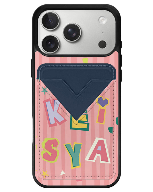 iPhone Avant Wallet Case - Adorable Monogram 4.0