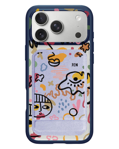 iPhone Magnetic Multifold Wallet - Abstract 3.0