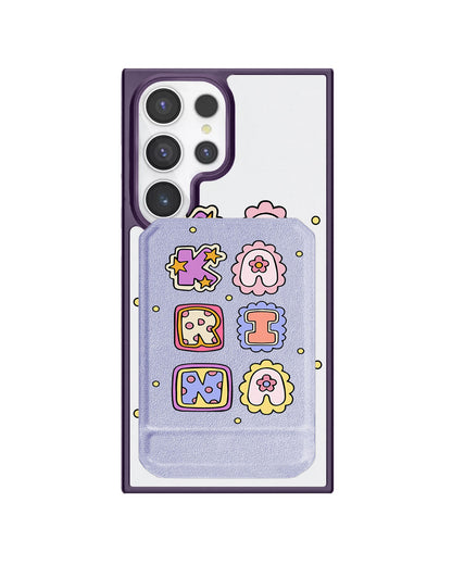 Android Magnetic Multifold Wallet - Adorable Monogram 2.0