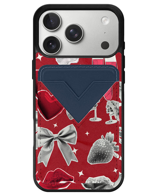 iPhone Avant Wallet Case - Coquette Goth 1.0