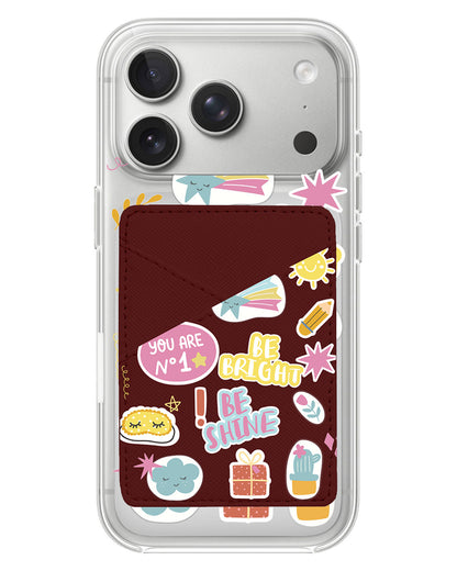 iPhone Phone Wallet Case - Self Love Sticker pack 3.0