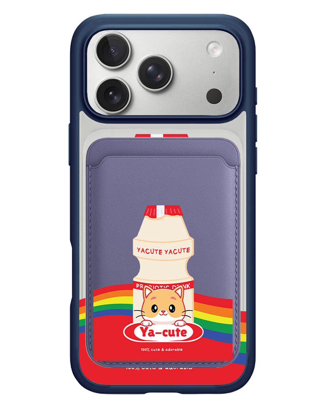 iPhone Magnetic Wallet Case - Yacute Cat