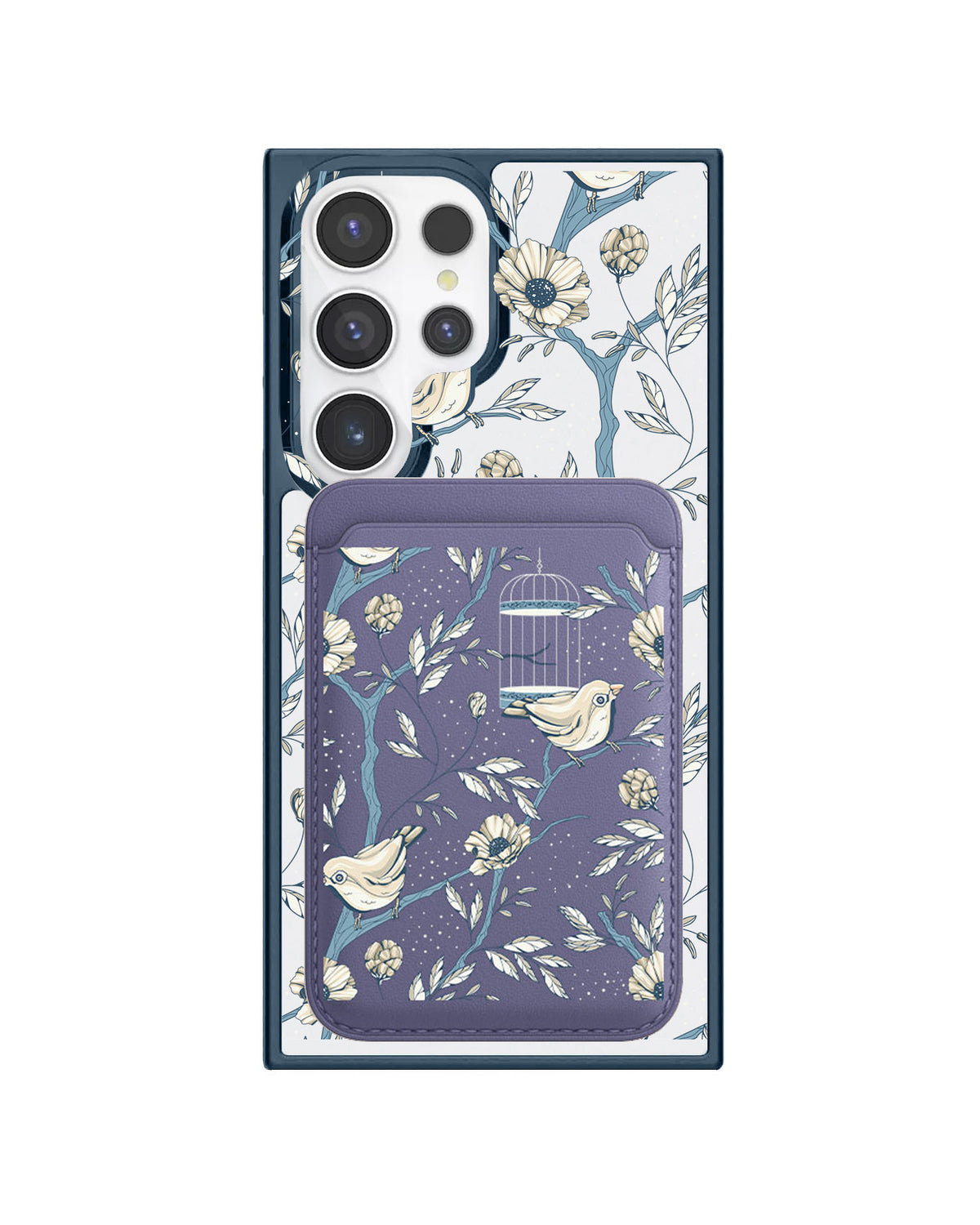 Android Magnetic Wallet Case - Lovebird 9.0