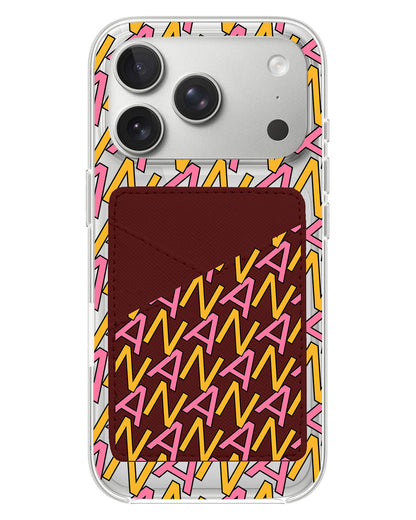 iPhone Phone Wallet Case - Initial 3.0 Monogram