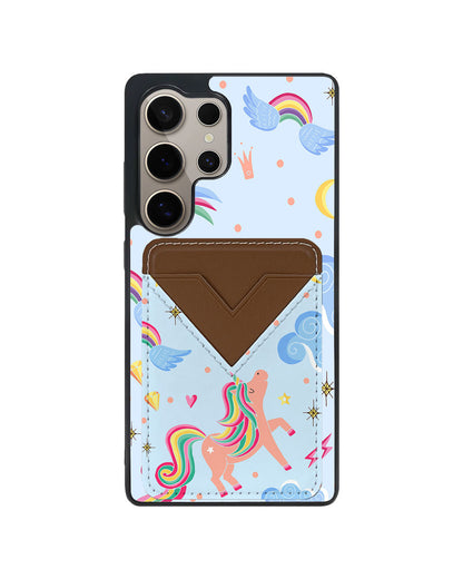 Android Avant Wallet Case - Pegasus In Fairytale