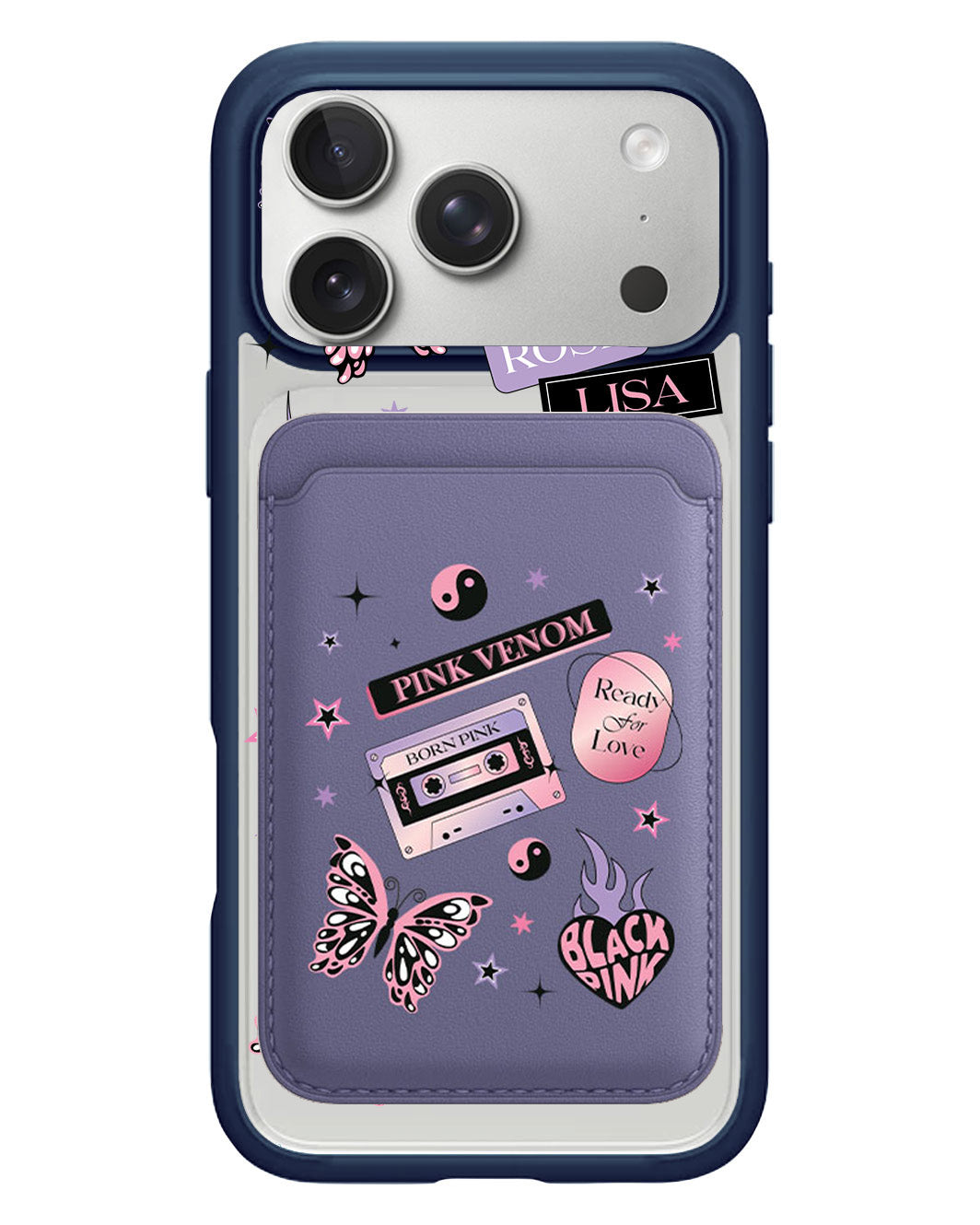 iPhone Magnetic Wallet Case - Blackpink Born Pink