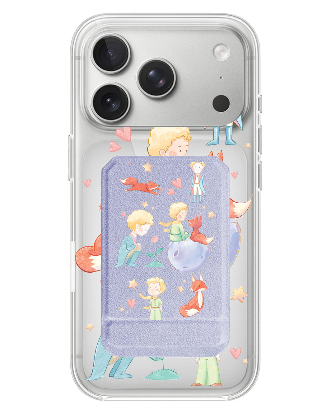 iPhone Magnetic Multifold Wallet - Little prince & fox