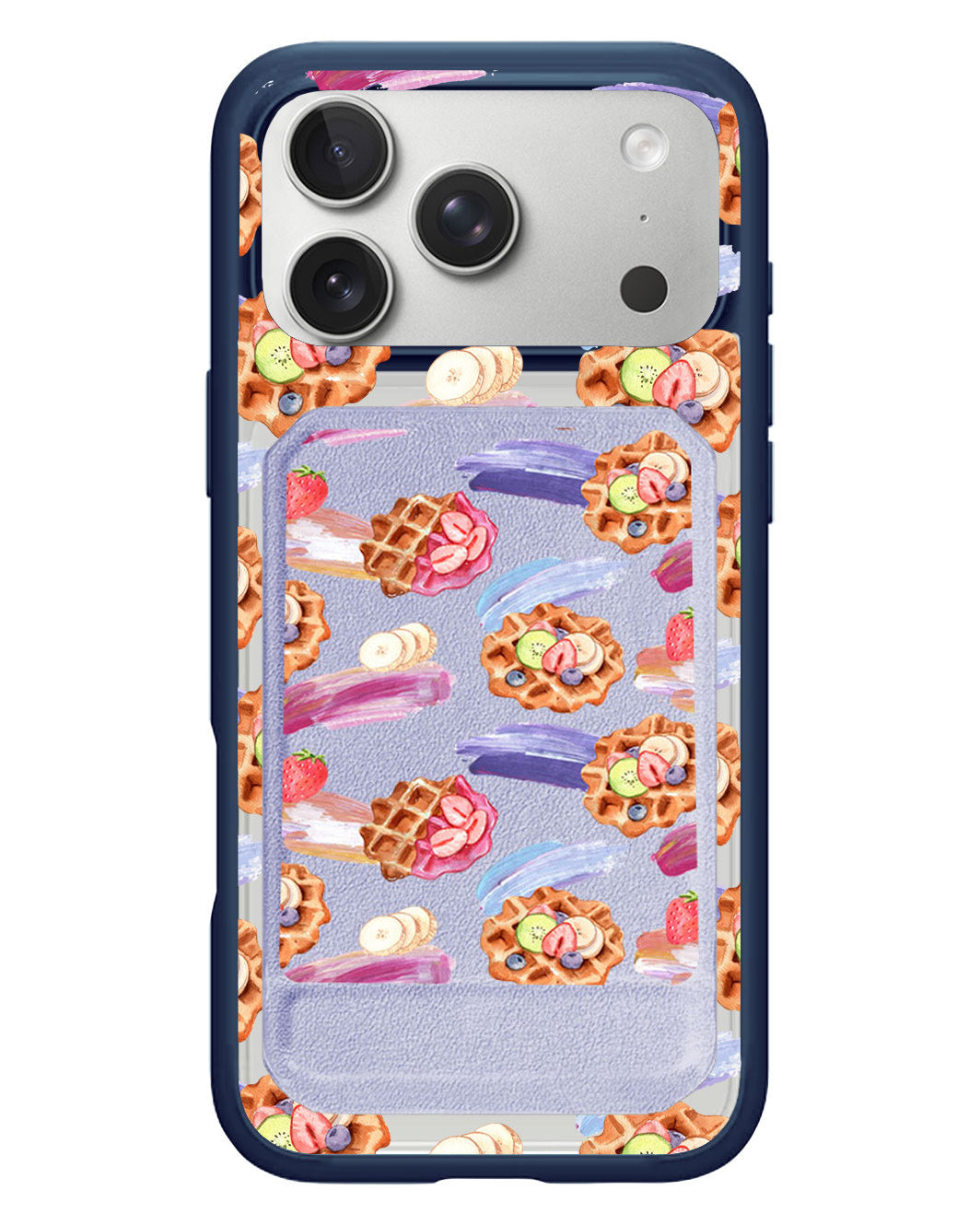 iPhone Magnetic Multifold Wallet - Waffles