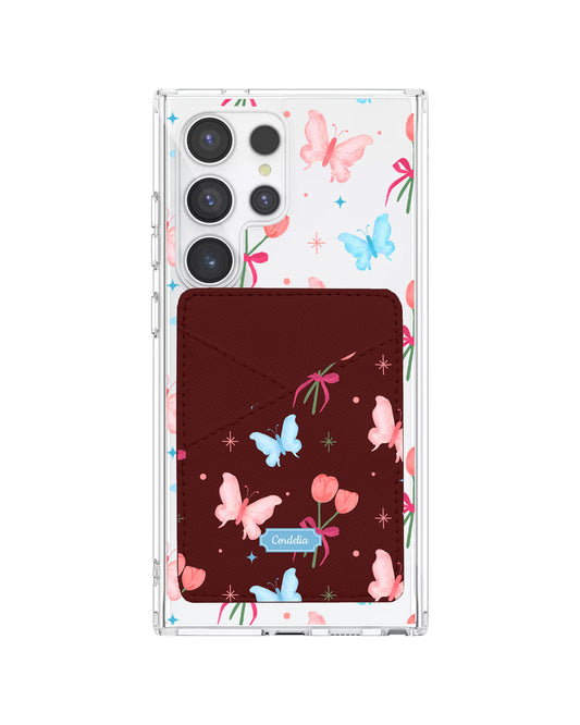 Android Phone Wallet Case - Coquette Butterfly