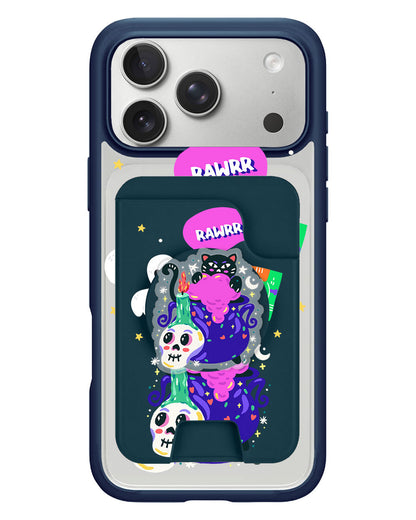 iPhone Magpop Wallet - Cat Monster