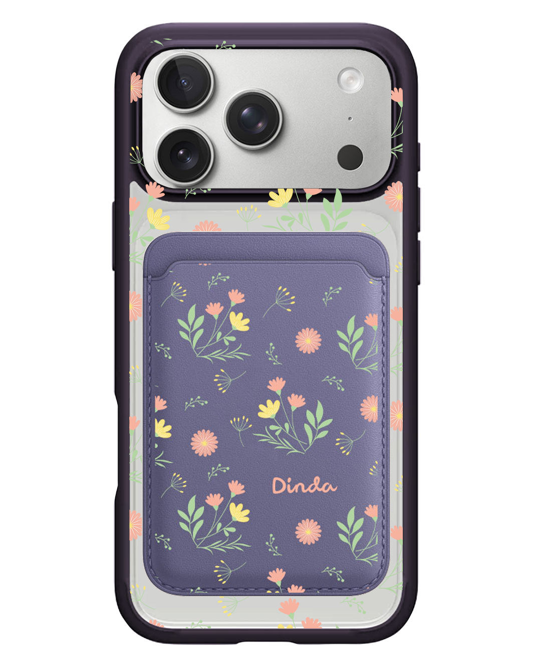 iPhone Magnetic Wallet Case - Dandelion