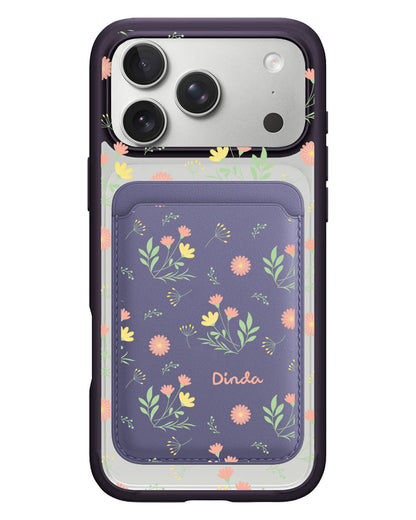 iPhone Magnetic Wallet Case - Dandelion