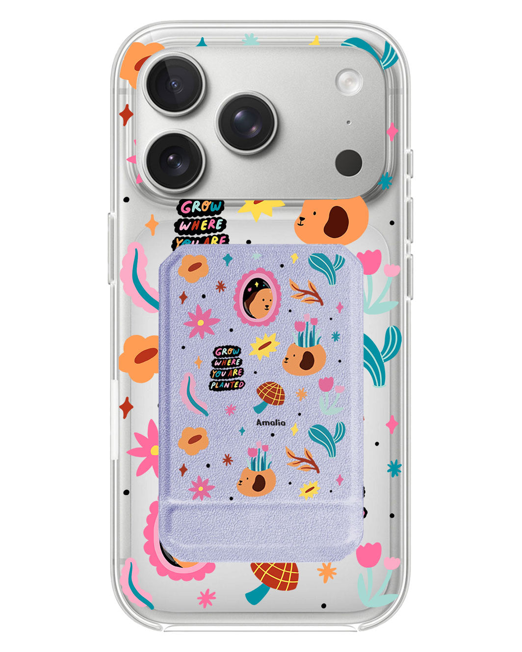iPhone Magnetic Multifold Wallet - Grow and Bloom